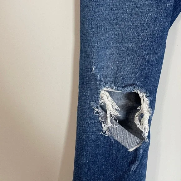 Abercrombie & Fitch Womens Jeans Sz 25 Blue The Ankle Straight Ultra High Rise - Picture 3 of 10